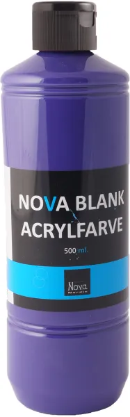 Kiiltävä akryylimaali Nova 500 ml. Violetti