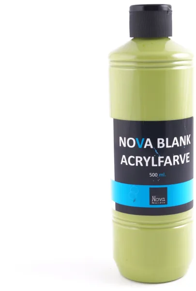 Kiiltävä akryylimaali Nova 500 ml. Vaaleanvihreä