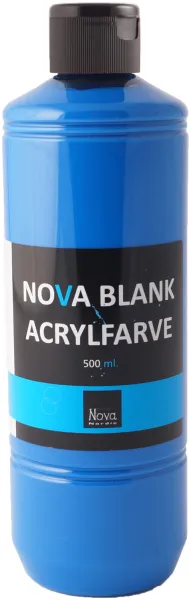 Kiiltävä akryylimaali Nova 500 ml. Pääsininen