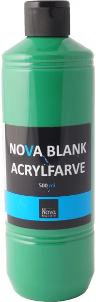 Kiiltävä akryylimaali Nova 500 ml. Vihreä