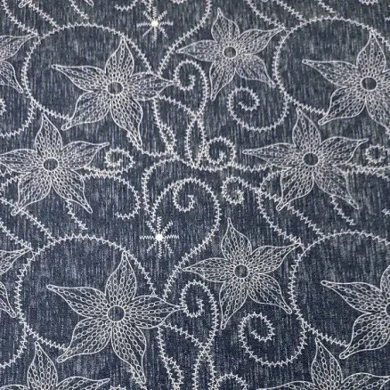 Denim-kangas 145cm 61 Print - 50cm