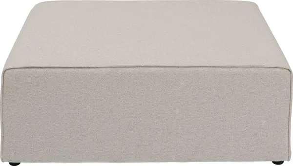 KARE DESIGN Infinity Pouff Elements Cream moduuli - kermanvärinen polyesteri ja polypropeeni (68x100)