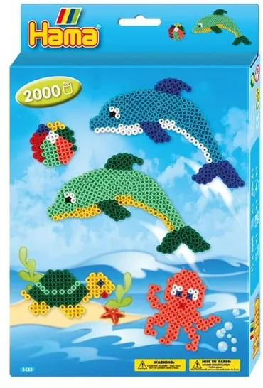 Hama Silityshelmipakkaus - delfiinit 2000 kpl.